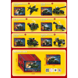KAZI GBL BOZHI KY81064 Fireline Alert Xếp hình lắp ráp ghép mô hình Báo cháy Pioneer Gunship 6 tổ hợp