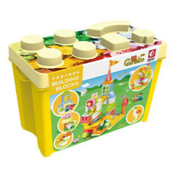 Khakibo 690903 Xếp hình lắp ráp ghép mô hình Xô thiên đường thế giới hạnh phúc đầy màu sắc