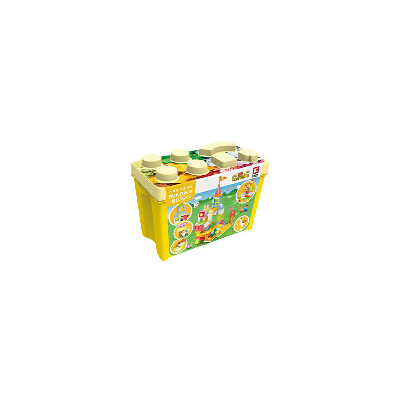 Khakibo 690903 Xếp hình lắp ráp ghép mô hình Xô thiên đường thế giới hạnh phúc đầy màu sắc
