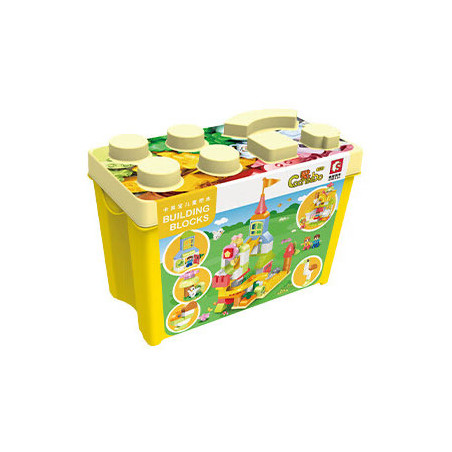 Khakibo 690903 Xếp hình lắp ráp ghép mô hình Xô thiên đường thế giới hạnh phúc đầy màu sắc