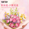 TOP TOY TC1127 Xếp hình lắp ráp ghép mô hình Bó hoa catkins buổi tối