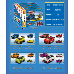 SEMBO 714340 SEMBO 714341 SEMBO 714342 SEMBO 714343 CoolTeam Xếp hình lắp ráp ghép mô hình Cool Team: Tiên Phong Tốc Độ 4 Tổ Hợp