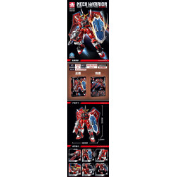 Le Yi 62065 Mech Warrior Justice Mech Xếp hình lắp ráp ghép mô hình Máy Công Lý