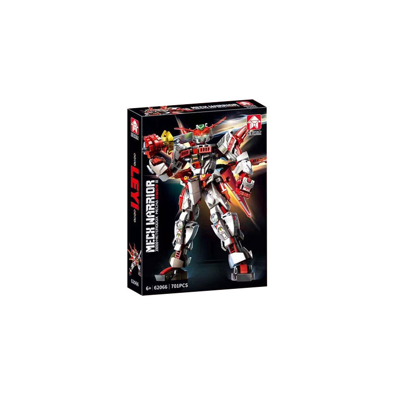 Le Yi 62066 Mech Warrior Heterodox Mecha Xếp hình lắp ráp ghép mô hình Mecha dị giáo