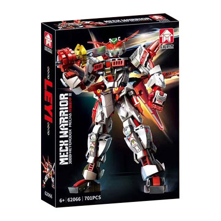 Le Yi 62066 Mech Warrior Heterodox Mecha Xếp hình lắp ráp ghép mô hình Mecha dị giáo