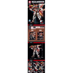 Le Yi 62066 Mech Warrior Heterodox Mecha Xếp hình lắp ráp ghép mô hình Mecha dị giáo