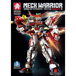 Le Yi 62066 Mech Warrior Heterodox Mecha Xếp hình lắp ráp ghép mô hình Mecha dị giáo