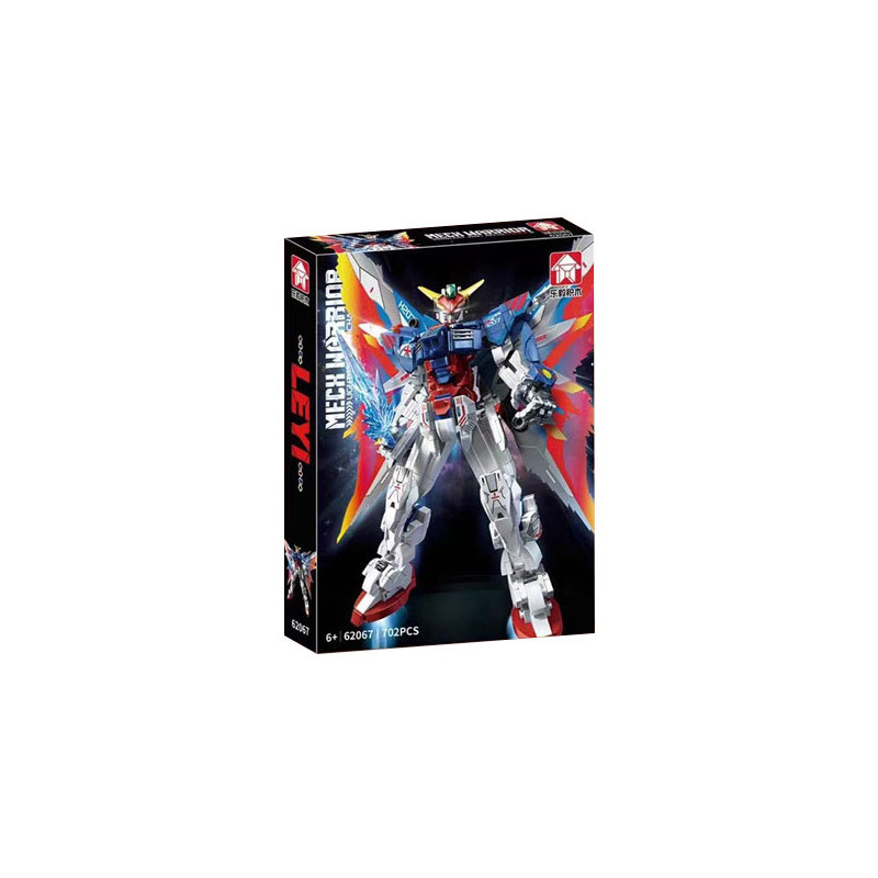 Le Yi 62067 Mech Warrior Light Wing Mecha Xếp hình lắp ráp ghép mô hình Mecha cánh nhẹ