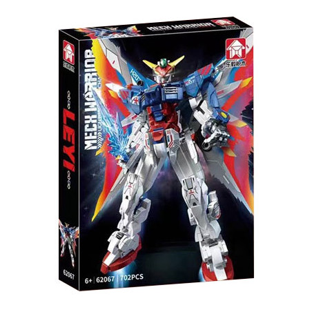 Le Yi 62067 Mech Warrior Light Wing Mecha Xếp hình lắp ráp ghép mô hình Mecha cánh nhẹ
