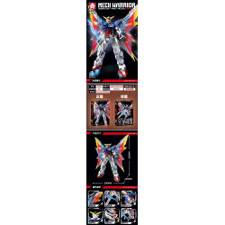 Le Yi 62067 Mech Warrior Light Wing Mecha Xếp hình lắp ráp ghép mô hình Mecha cánh nhẹ