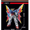 Le Yi 62067 Mech Warrior Light Wing Mecha Xếp hình lắp ráp ghép mô hình Mecha cánh nhẹ