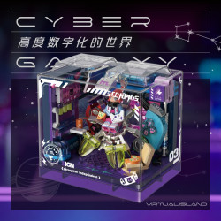 iBlock ib2001-3 Cyber Galaxy Scorpio Xếp hình lắp ráp ghép mô hình Hộp Ngôi sao Thế giới khác: Bọ Cạp