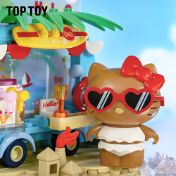 TOP TOY TC2323 Xếp hình lắp ráp ghép mô hình Kỳ nghỉ tại Sanrio Hello Kitty Marina: Trạm tiếp tế nhiệt tình