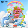 TOP TOY TC2325 Xếp hình lắp ráp ghép mô hình Kỳ nghỉ ở bãi biển Sanrio Hello Kitty: Mùa hè lướt sóng