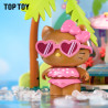 TOP TOY TC2325 Xếp hình lắp ráp ghép mô hình Kỳ nghỉ ở bãi biển Sanrio Hello Kitty: Mùa hè lướt sóng