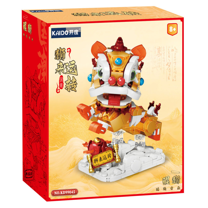 Kaido KD99045 Xếp hình lắp ráp ghép mô hình Sư tử đến di chuyển