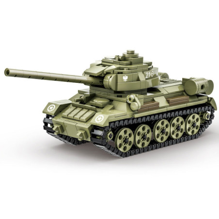 WANGE LIGAO Dr.Luck 4514 Xếp hình lắp ráp ghép mô hình xe tăng hạng trung T-34-85
