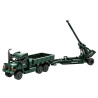 WANGE LIGAO Dr.Luck 4510 Xếp hình lắp ráp ghép mô hình Xe tải M35a2 + pháo m198