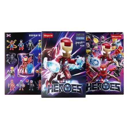 Wangao 588001 Super Heroes Xếp hình lắp ráp ghép mô hình Tập hợp Avengers Phần 1