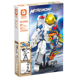 Forange FC1053 Moreinone Astronaut Xếp hình lắp ráp ghép mô hình Ba phi hành gia biến hình