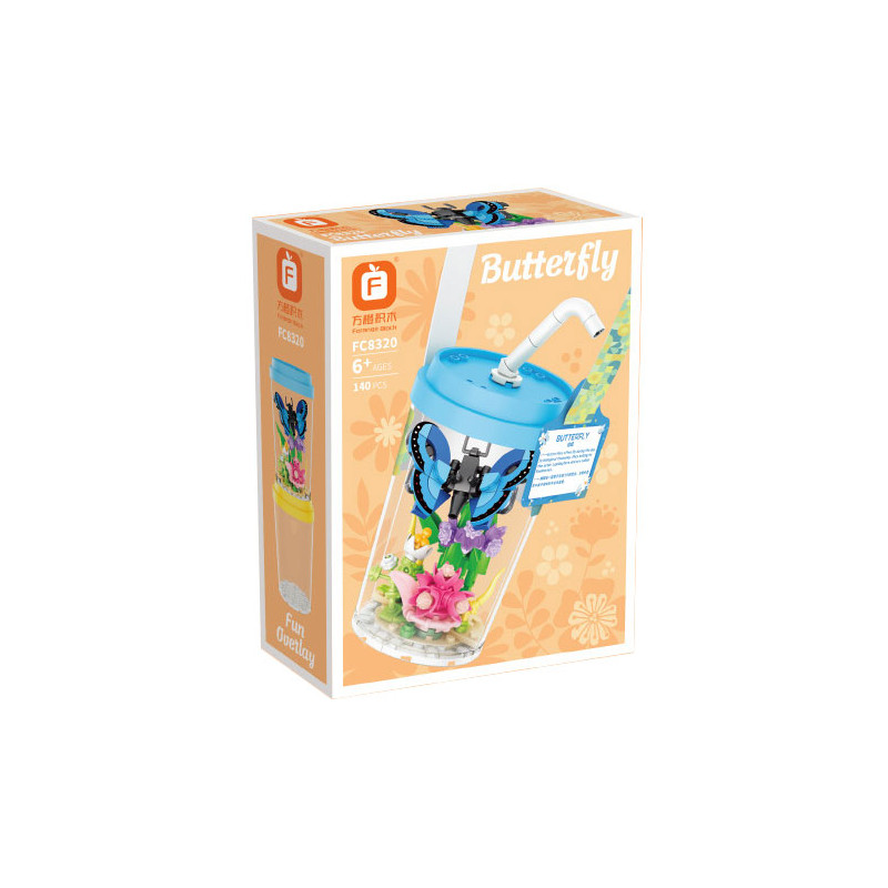 Forange FC8320 Butterfly Xếp hình lắp ráp ghép mô hình Nhật ký quan sát côn trùng: Bướm