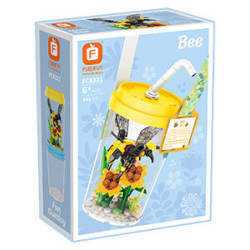 Forange FC8321 Bee Xếp hình lắp ráp ghép mô hình Nhật ký quan sát côn trùng: Ong