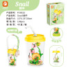 Forange FC8322 Snail Xếp hình lắp ráp ghép mô hình Nhật ký quan sát côn trùng: Ốc sên