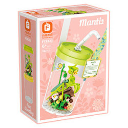 Forange FC8323 Mantodea Xếp hình lắp ráp ghép mô hình Nhật ký quan sát côn trùng: Bọ ngựa