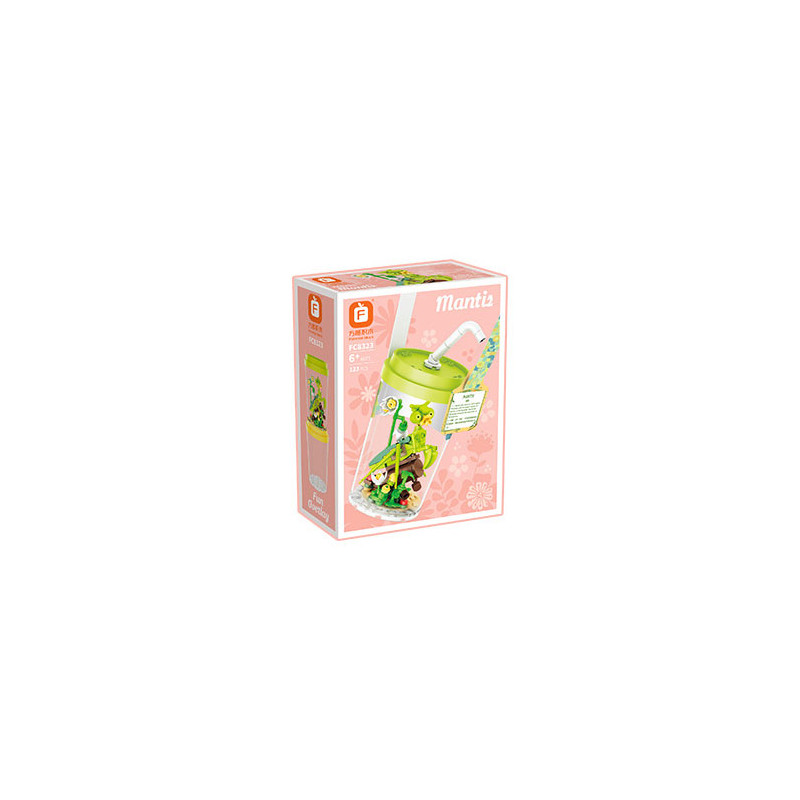 Forange FC8323 Mantodea Xếp hình lắp ráp ghép mô hình Nhật ký quan sát côn trùng: Bọ ngựa