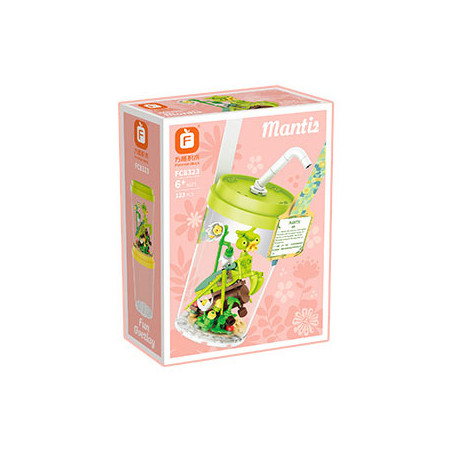 Forange FC8323 Mantodea Xếp hình lắp ráp ghép mô hình Nhật ký quan sát côn trùng: Bọ ngựa