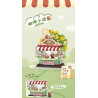 LOZ 8851 Street Shop Xếp hình lắp ráp ghép mô hình Cửa hàng đường phố: Cửa hàng bỏng ngô