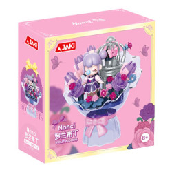 JAKI HK123 Xếp hình lắp ráp ghép mô hình Nanci cầm một bó hoa: Roland Pudding