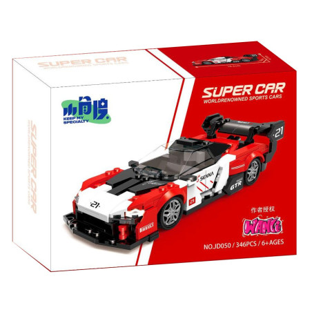 Small angle JD050 Xếp hình lắp ráp ghép mô hình cuộc đua
