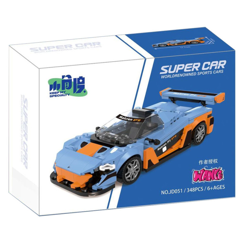 Small angle JD051 Xếp hình lắp ráp ghép mô hình cuộc đua
