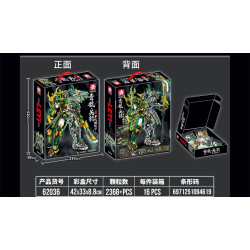 Le Yi 62036 Xếp hình lắp ráp ghép mô hình Máy móc người máy Qinglong Guan Yu