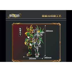 Le Yi 62036 Xếp hình lắp ráp ghép mô hình Máy móc người máy Qinglong Guan Yu