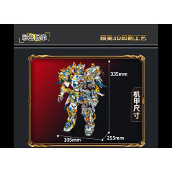 Le Yi 62037 Xếp hình lắp ráp ghép mô hình Bạch Hổ Zhao Yun Cyborg Mecha