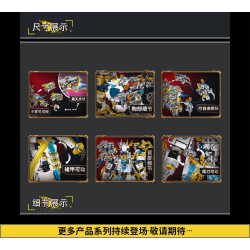 Le Yi 62037 Xếp hình lắp ráp ghép mô hình Bạch Hổ Zhao Yun Cyborg Mecha