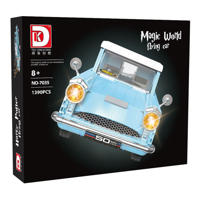 DK 7035 Magic World Flying Car Xếp hình lắp ráp ghép mô hình Thế giới phù thủy: Ô tô tốc độ