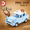 DK 7035 Magic World Flying Car Xếp hình lắp ráp ghép mô hình Thế giới phù thủy: Ô tô tốc độ