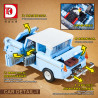DK 7035 Magic World Flying Car Xếp hình lắp ráp ghép mô hình Thế giới phù thủy: Ô tô tốc độ