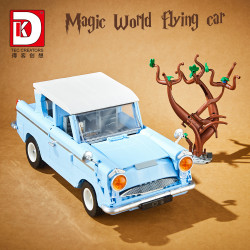 DK 7035 Magic World Flying Car Xếp hình lắp ráp ghép mô hình Thế giới phù thủy: Ô tô tốc độ
