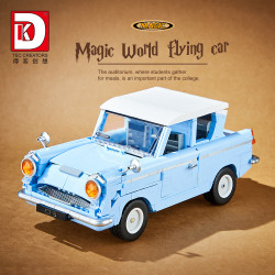 DK 7035 Magic World Flying Car Xếp hình lắp ráp ghép mô hình Thế giới phù thủy: Ô tô tốc độ