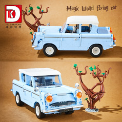 DK 7035 Magic World Flying Car Xếp hình lắp ráp ghép mô hình Thế giới phù thủy: Ô tô tốc độ