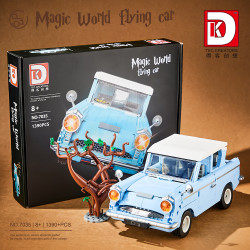 DK 7035 Magic World Flying Car Xếp hình lắp ráp ghép mô hình Thế giới phù thủy: Ô tô tốc độ