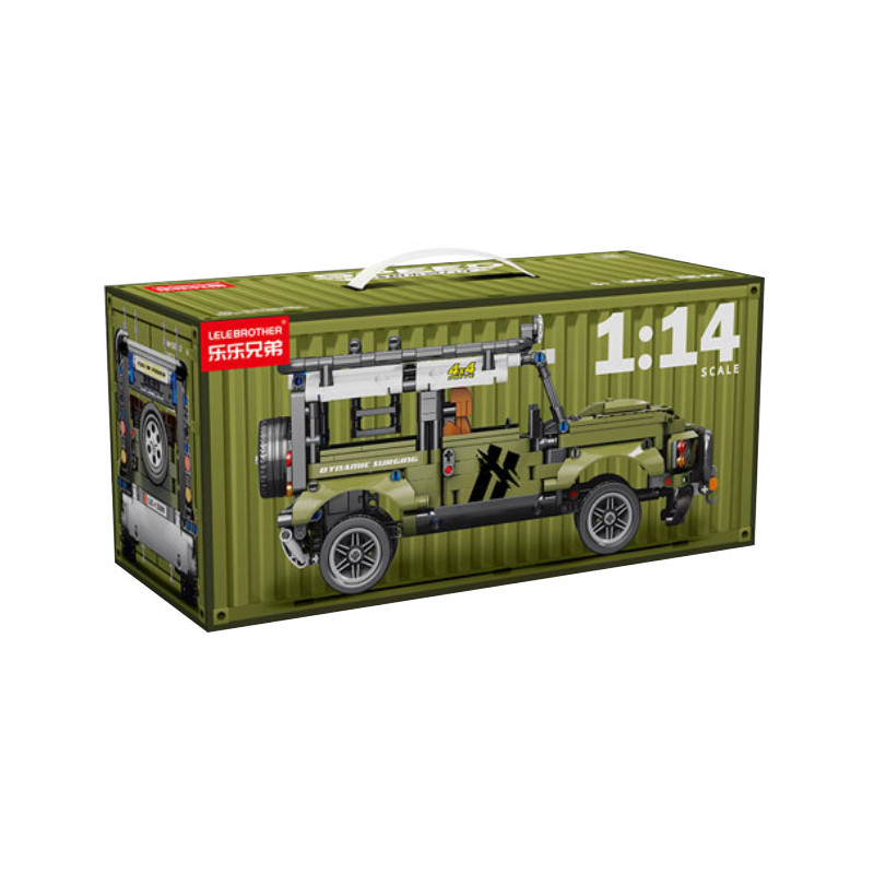LELE BROTHER 9056-1 Xếp hình lắp ráp ghép mô hình Xe kéo Land Rover Defender