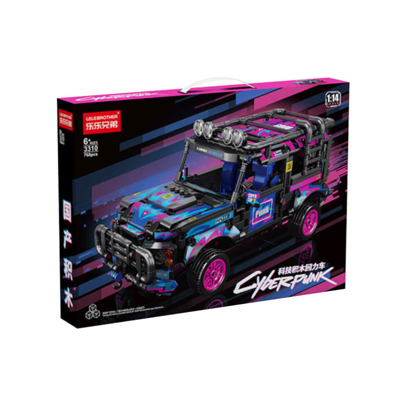 LELE BROTHER 3310 Xếp hình lắp ráp ghép mô hình Xe kéo Land Rover Defender