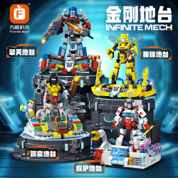Forange FC1547 Xếp hình lắp ráp ghép mô hình Nền tảng King Kong 4 loại