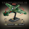 QUANGUAN 100287 Yakovlev Yak-1B Xếp hình lắp ráp ghép mô hình Máy bay chiến đấu Yak-1B của Liên Xô