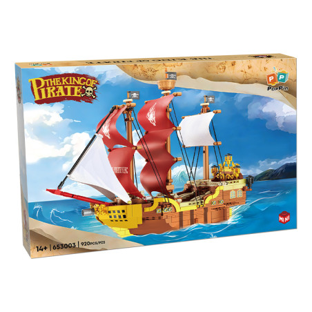 ZHEGAO 653003 The King of Pirate Xếp hình lắp ráp ghép mô hình vua cướp biển tàu cướp biển